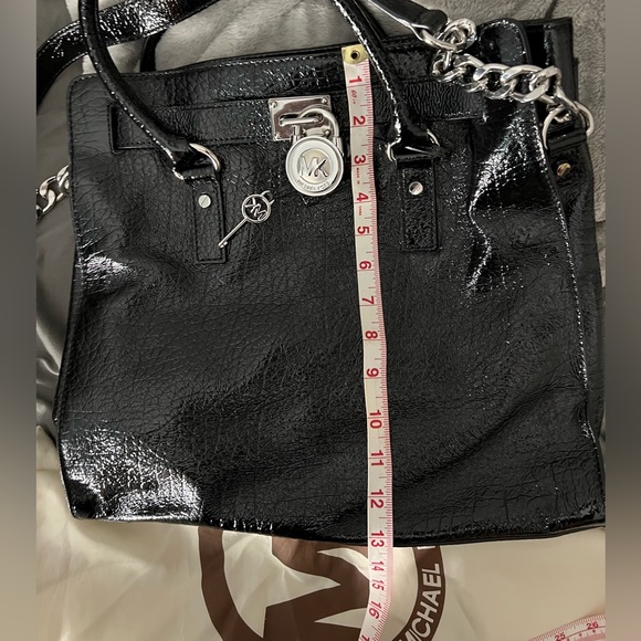 Michael Kors North/South Hamilton textured patent leather tote - Picture 14 of 16